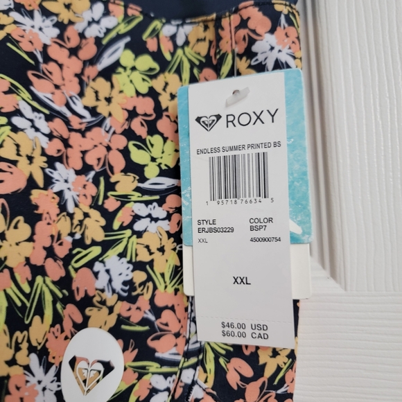 Roxy Women's Endless Summer Printed Board Shorts, Size XXL - Picture 4 of 6